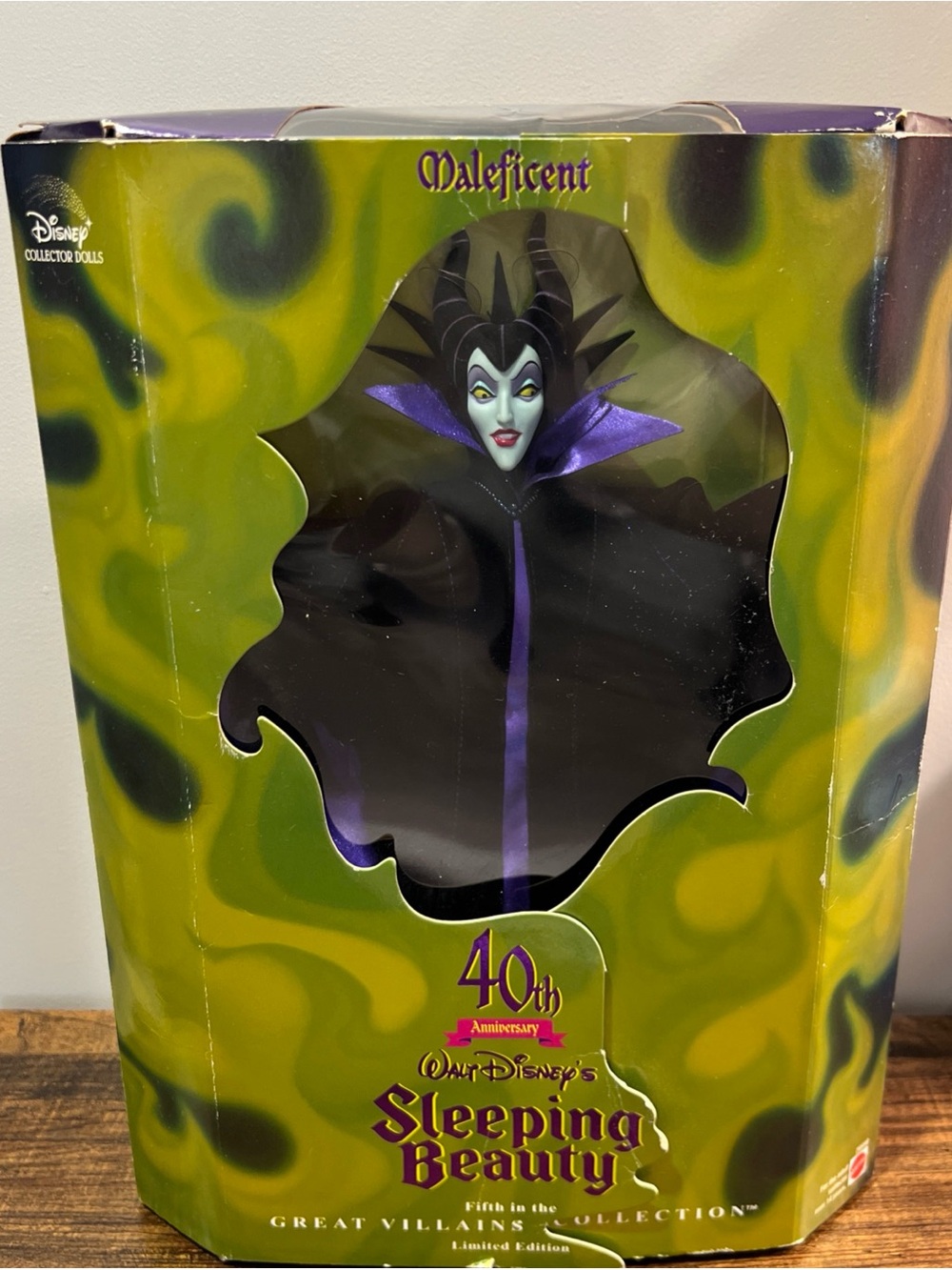 40th Anniversary Disney Maleficent Doll Collectors Item in Original Box